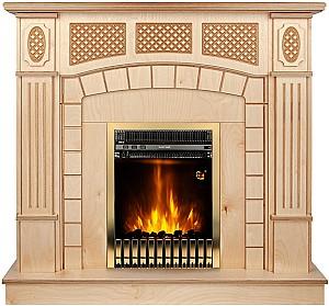 Semineu electric ArtFlame Amsterdam Wood & Gala Gold