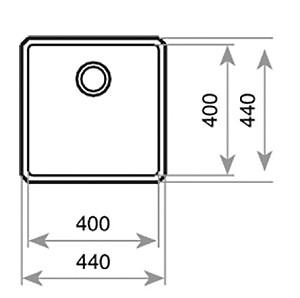 Chiuveta de bucatarie Teka BE LINEA RS15 40.40