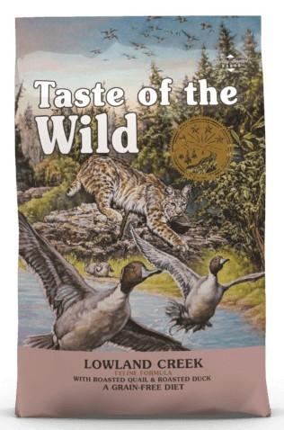 Hrana uscata pentru pisici Taste of the Wild CAT LOWLAND CREEK FELIN QUAIL & DUCK 2 kg