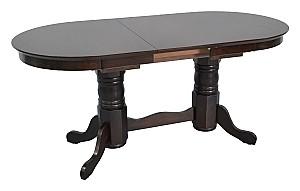 Set de masa si scaune Evelin HV-31N Chocolate + 4 scaune Deepa R Chocolate / NV-3WP Beige