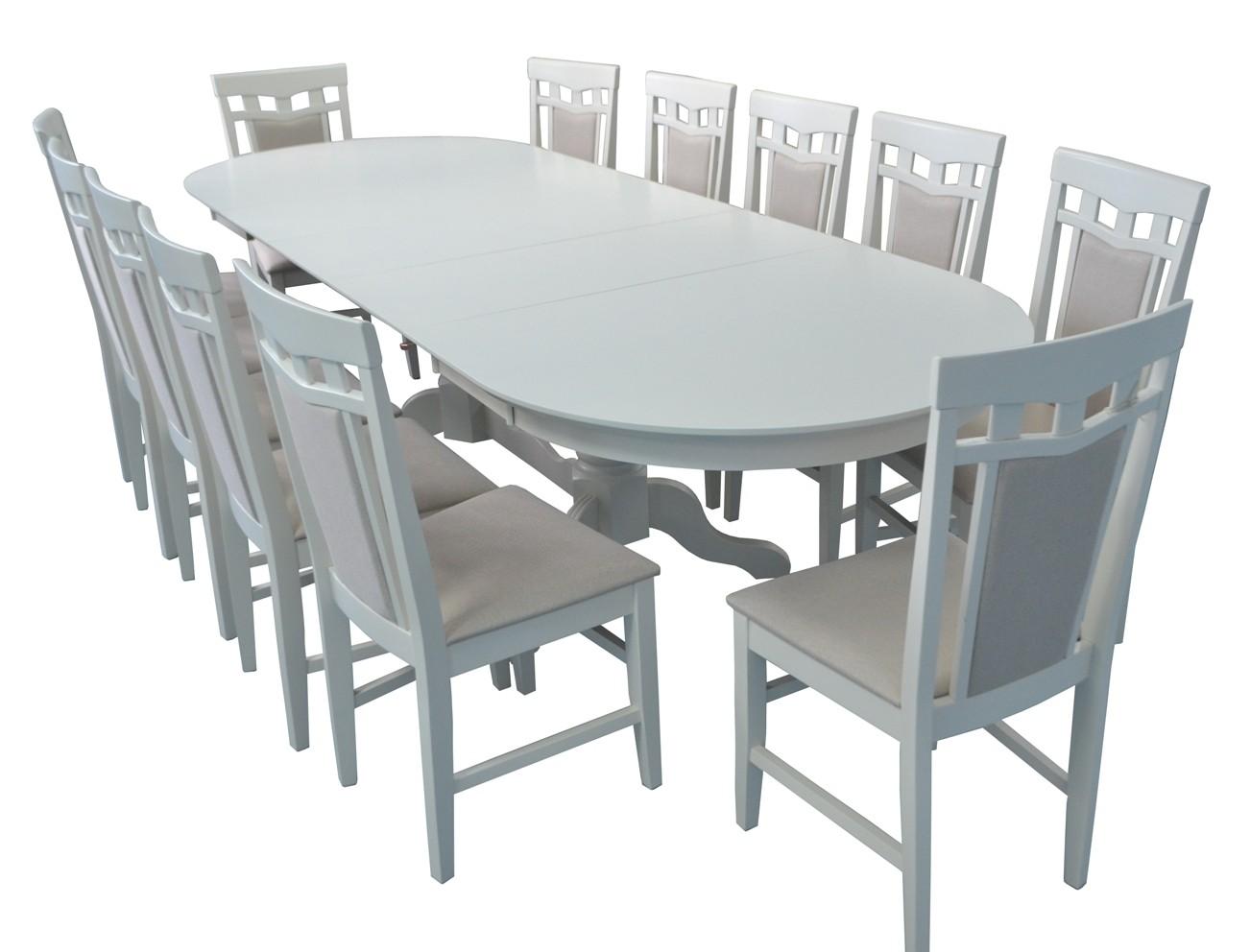 Set de masa si scaune Evelin HV-33V Cream Light + 12 scaune DEPPA R Cream Light/NV-1WP (Bej)