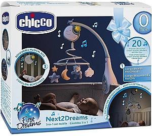 Carusel pentru patuc Chicco Next2Dream Blue