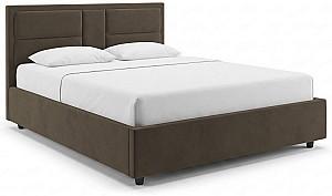 Set dormitor Alcantara Sidney 160x200 Maro + Noptiere PAL Stejar Sonoma + Saltea Salt Confort Clasic 160x200