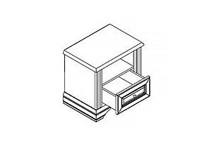 Noptiera Yasen White 1S Pin Argintiu
