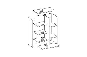 Comoda Fadome Davos D15