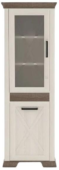 Dulap cu vitrina Yasen Marsel REG 1D1W Frasin Deschis/Stejar Sonoma Trufa