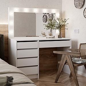 Masa de machiaj Yasen Makeup Artist BIU5S Nimphea Alb