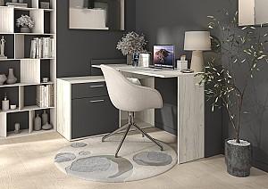 Masa de birou Yasen Mario Stejar Kraft Alb / Grafit