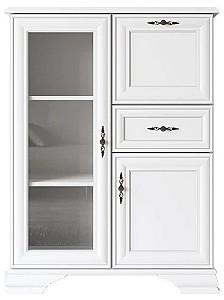 Dulap cu vitrina Yasen Kentuki REG1W1D1S1B (N) Alb Alpin