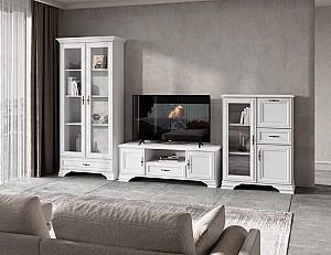 Dulap cu vitrina Yasen Kentuki REG1W1D1S1B (N) Alb Alpin