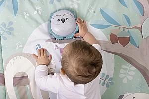 Covoras de joaca copii Chicco 2 in 1 Owl Green