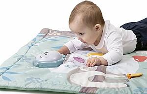 Covoras de joaca copii Chicco 2 in 1 Owl Green