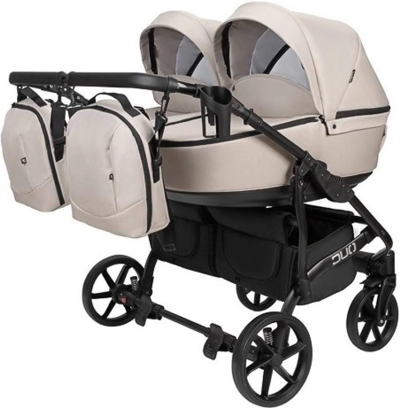 Carucior pentru gemeni Angelina Tvigo-Duo Light Beige