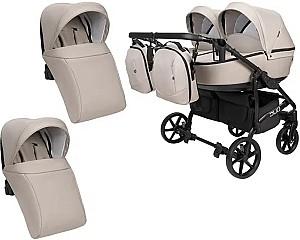 Carucior pentru gemeni Angelina Tvigo-Duo Light Beige