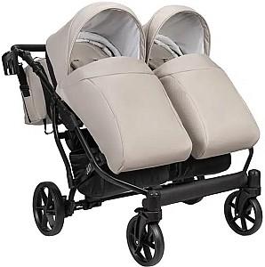 Carucior pentru gemeni Angelina Tvigo-Duo Light Beige