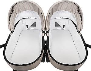 Carucior pentru gemeni Angelina Tvigo-Duo Light Beige