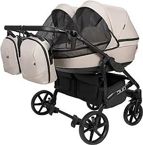 Carucior pentru gemeni Angelina Tvigo-Duo Dark Grey