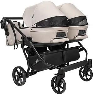 Carucior pentru gemeni Angelina Tvigo-Duo Beige