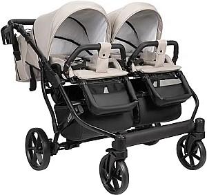 Carucior pentru gemeni Angelina Tvigo-Duo Beige