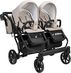 Carucior pentru gemeni Angelina Tvigo-Duo Beige
