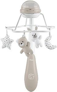 Carusel pentru patuc Chicco Rainbow Cot Mobile Beige