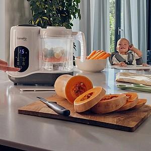 Aparat de gatit cu aburi Lionelo Babymenu