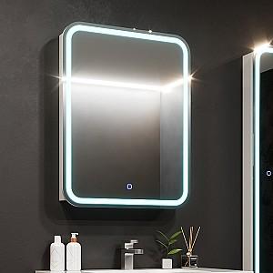 Dulap de baie Bayro Sonata LED touch 600x760 drept Alb