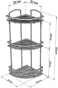 Raft pentru baie TEKNOTEL LM009 Black