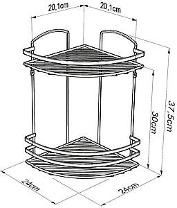 Raft pentru baie TEKNOTEL LM008 Black