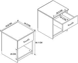 Noptiera Bofigo 19-01-02 Pine