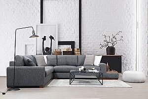 Canapea coltar Trendy Bucla 5 Dreapta Antracit (Gri)