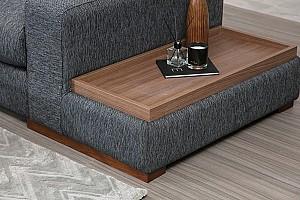 Canapea coltar Trendy Bucla 5 Dreapta Antracit (Gri)