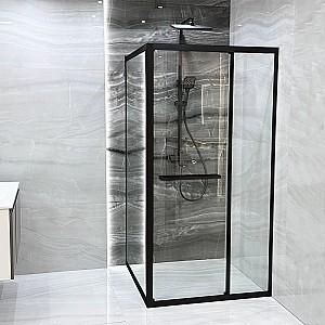 Cabina de dus Linia H2O Ritmo 90x90 Negru