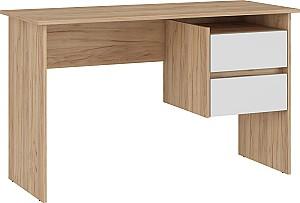 Masa de birou MG-Plus Ryan Stejar Craft Auriu / Alb