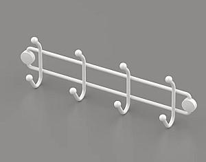 Cuier pentru baie prosoape TEKNOTEL MG794 White