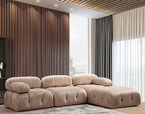 Canapea coltar Trendy Bubble Crema (Bej)