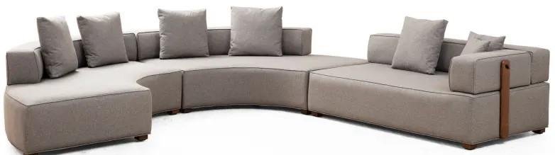 Canapea coltar Trendy Gondol 4 (CHL SOL-CHLSAG-3R) Gri