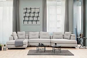 Canapea coltar Trendy Padova 2 Stanga Gri deschis