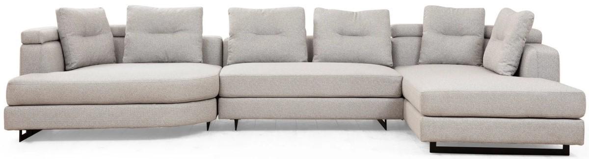 Canapea coltar Trendy Padova 2 Gri deschis