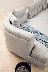 Canapea coltar Trendy Padova 2 Gri deschis