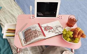 Masuta laptop West A1-12 Pink 4 port Usb