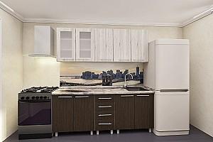 Set mobila bucatarie PS Elit Lena 1.8 m Mocca/Cortona