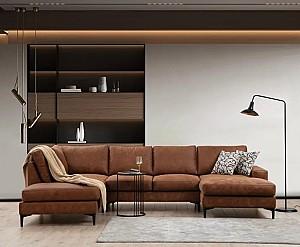 Canapea coltar Trendy Porto Camel (Maro)