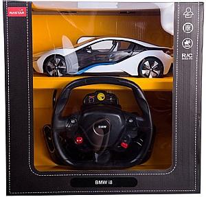 Jucarie teleghidata Rastar BMW I8 White (49600-8)