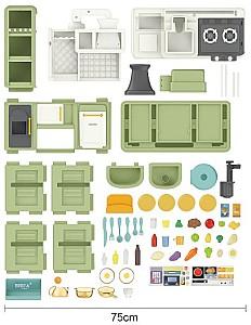 Set de bucatarie pentru papusi New World 8788B