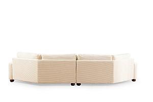 Canapea Trendy River 4 Stanga Bej