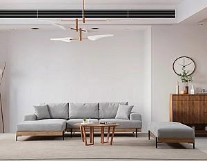 Canapea coltar Trendy Stejar Eti Stanga Gri