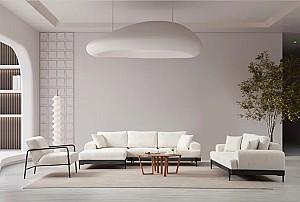 Canapea coltar Trendy Eti Negru Stanga Alb