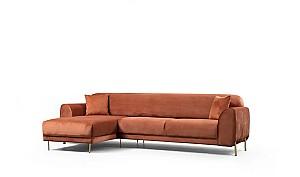 Canapea coltar Trendy Chl-3R Scortisoara (Oranj) Stanga