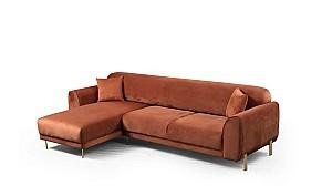 Canapea coltar Trendy Chl-3R Scortisoara (Oranj) Stanga